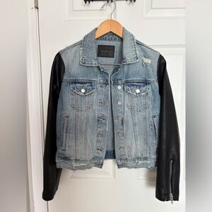 🖤💙 Blank NYC Denim & Faux Leather Jacket 💙🖤